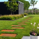 Pas Japonais acier Corten